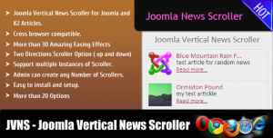 Joomla Vertical News Scroller