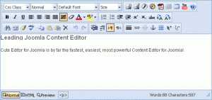 joomla editor