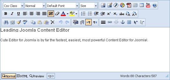 joomla editor