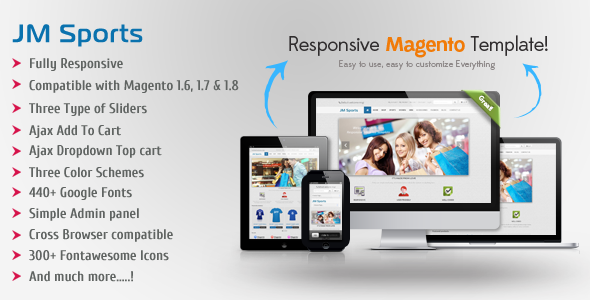 magento responsive template